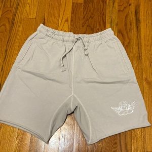 Tan colored shorts